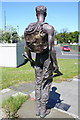 A bronze statue in Bushmills