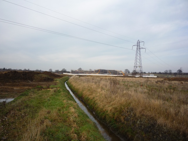 Ditch on new university campus