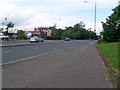 End of dual carriageway in north Springburn