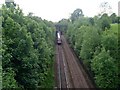 Railway line in Bishopbriggs