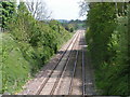 Great Western main line at Milkhouse Water, near Pewsey