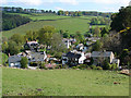 View of Llanarmon Dyffryn Ceiriog from south