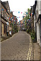 Cobbles and bunting in Haworth