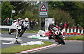 John McGuinness at the Magherabuoy chicane