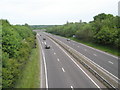 Looking eastwards on the A3 from the Hangers Way Footbridge