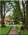 Whately Hall Hotel, Banbury, garden entrance