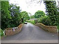 Hall Lane and bridge (looking east)