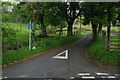 Minor road heading for Cefnddwygraig