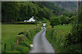 Minor road up Cwm Pennant