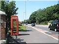 Phone box in Mumby Road