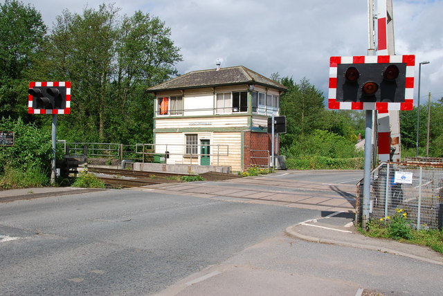 Level Crossing And Signal Box © Jeff Collins :: Geograph Britain And 