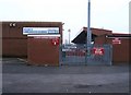 An entrance gate to Kidderminster Harriers football ground