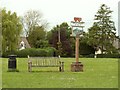 The village sign at Belchamp St. Paul