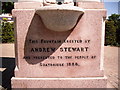 1. Inscription on drinking fountain in Coatbridge