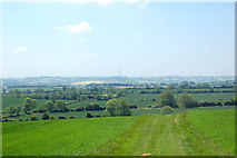 SP5163 : Wide view south from Bush Hill, Flecknoe by Andy F