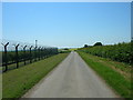 Track beside R.A.F. Staxton Wold