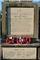 War memorial close-up