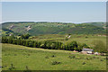 Farmland around the Nant y Berws