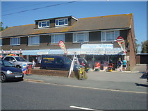 TQ9618 : Shops, Lydd Road, Camber by Stacey Harris
