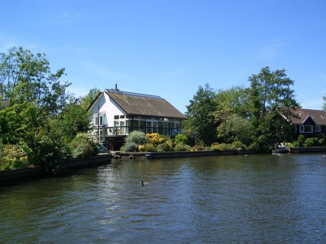 One of the better new riverside cottages at Wroxham