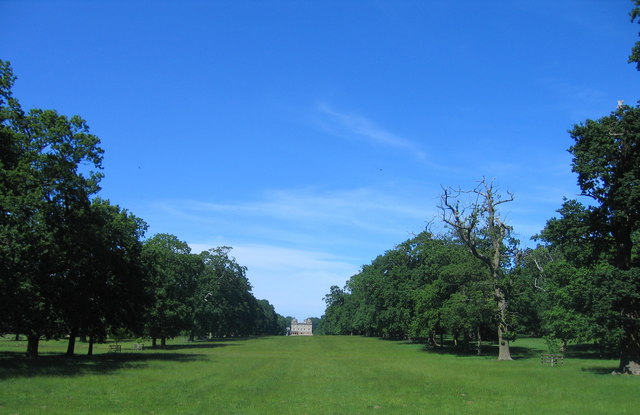 Houghton Hall north along South View