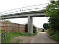 Footbridge over the A1, Water End