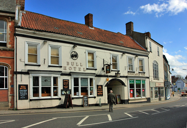 The Bull Hotel and Horncastle Pine © Peter Church cc-by-sa/2.0 ...