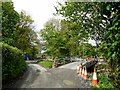 Road diverted for bridge building