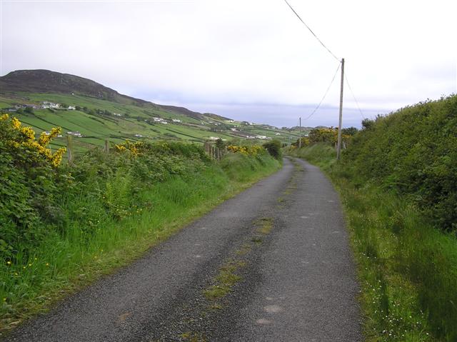 Road at Doonmore Hill