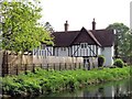 Rear view of Dashwood, a house by the canal in Halton Village