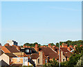 Roofscape south of Wood Street, Rugby