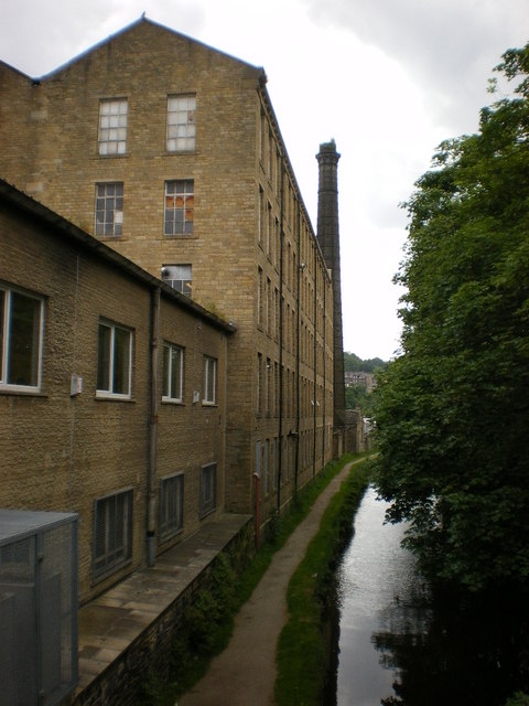 Canal side of Joel House