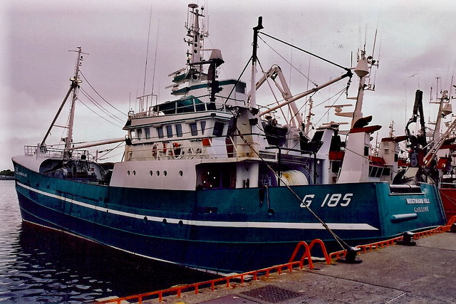 Killybegs - Fishing ships docked in harbour