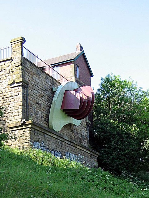 Sculpture: "Once upon a time" by Richard Deacon