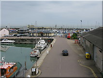 TR3864 : View of Ramsgate marina from Jacob's Ladder by Nick Smith