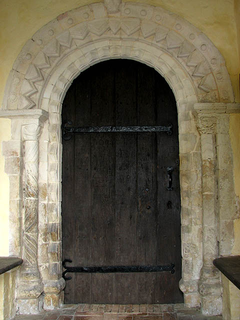 All Saints Church - Norman south doorway