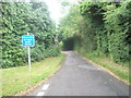 Looking northwest up Reservoir Lane