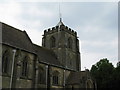 Church clock on All Saints Church tower