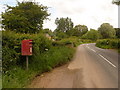 SY7495 : Puddletown: postbox № DT2 156, Waterston Lane by Chris Downer