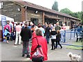 Crowds outside the Training Houses at the Hearing Dogs Summer Fayre