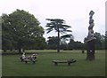 Benches in Bury Knowle Park, Headington