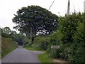 Country road to Croes-Lan