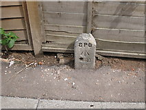 SO6024 : GPO marker, Henry Street by Pauline E