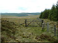 NT2829 : Fence junction on Deuchar Law by Jim Barton
