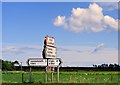 Road sign on the A941