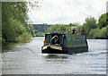 SO8346 : Narrowboat on the Severn by Pierre Terre