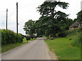 Footpath and road to Buxshalls Courtyard