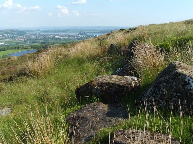 Carman Hill-fort: eastern wall of annexe
