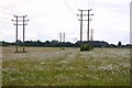 Power lines at Sutton Courtenay