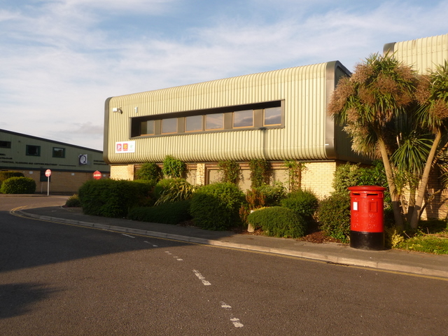 Wimborne Minster: postbox № BH21 518, Riverside Business Park